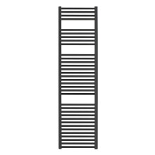 (50 cm, 150 cm) Bray Black Straight Towel Warmer / Heated Towel Rail Radiator - Central Heating