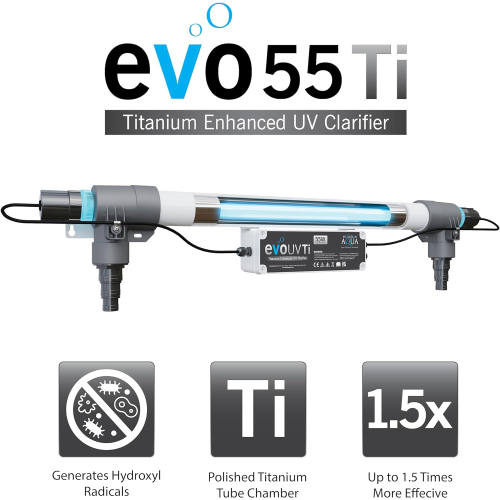 Evolution Aqua Evolution Aqua EVOUV EVO55 Ti Titanium UVC Pond Clarifier 2