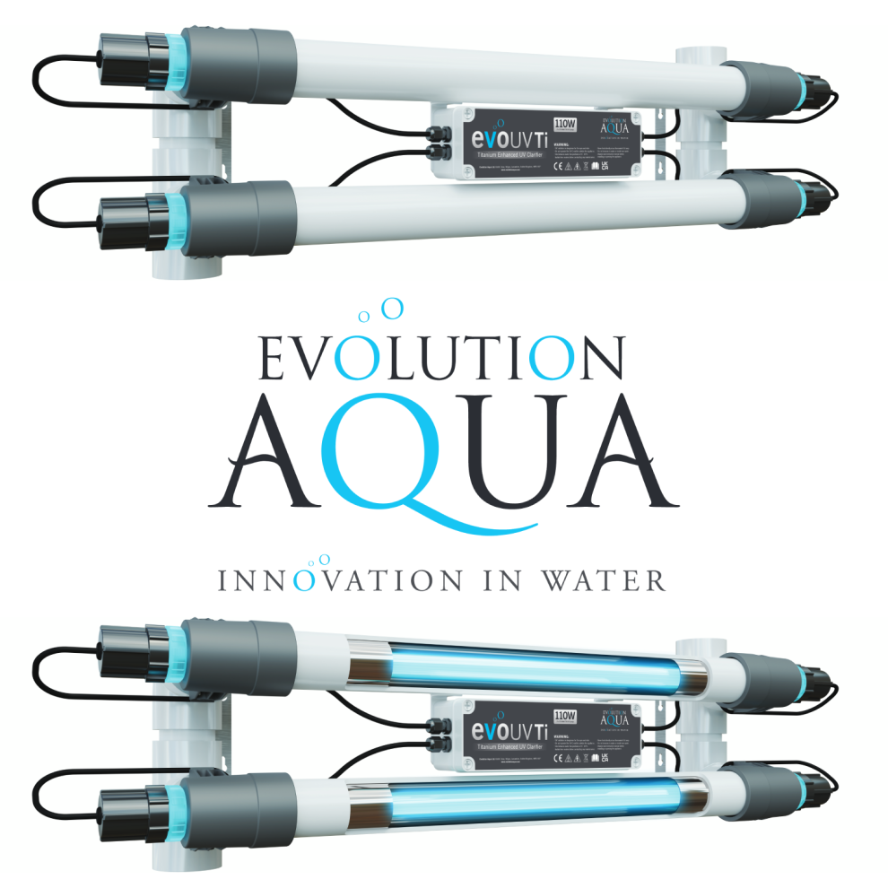 Evolution Aqua EVOUV EVO110 Ti Titanium UVC Pond Clarifier