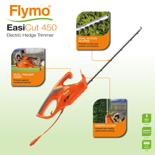 Flymo Flymo EasiCut 450 Electric Hedge Trimmer 1