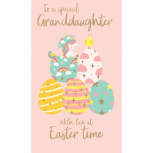 Special Granddaughter Sparkle-Tastic Easter Money Wallet Greeting Card Gift Card