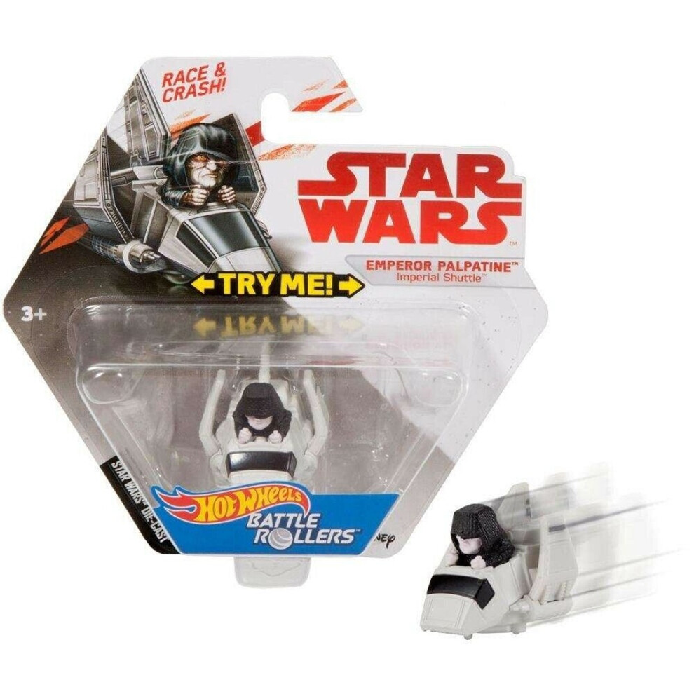 Hot Wheels Star Wars Battle Rollers - Emperor Palpatine Imperial Shuttle