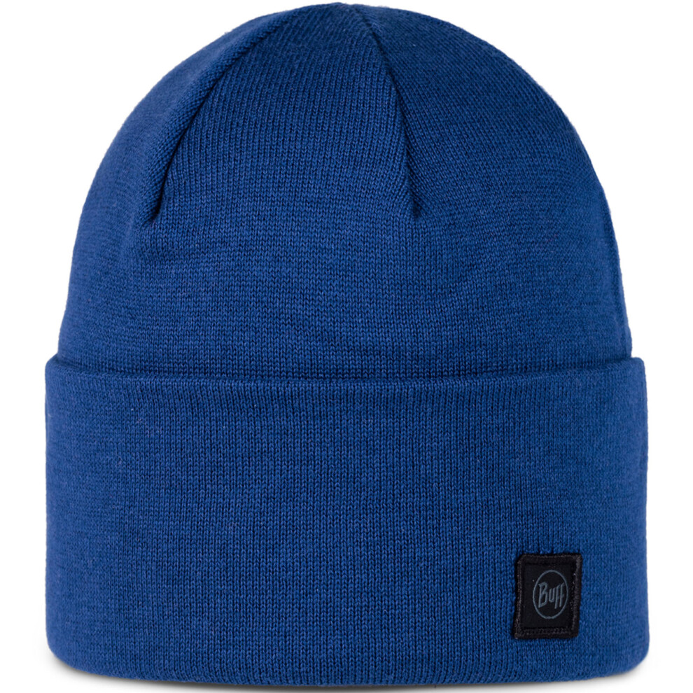 (One Size, Cobalt) Buff Unisex Knitted Warm Winter Beanie Hat