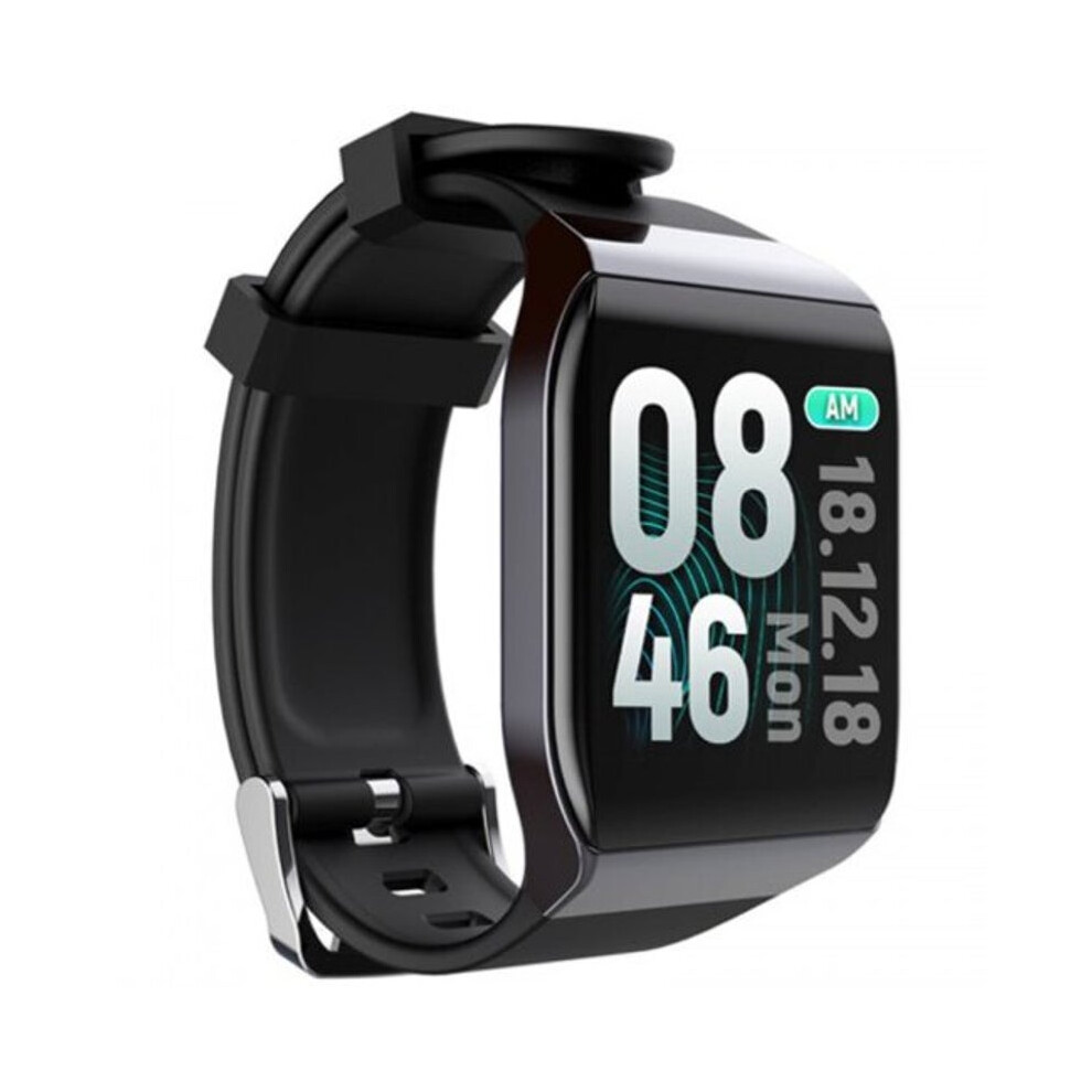 (Standard, 2) Watch Smart Waterproof Smartwatch Man Women Watches Men Connected Clock Black