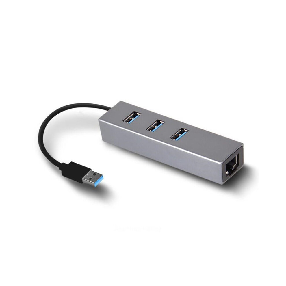 Usb 3.0 Hub Ethernet Network Adapter Ports To Rj45 Lan 101001000M Card For Macbook Windows Usb Cables Hubs & Adapters 631978225470