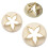 (Cream) Fmm Rose Calyx Cutter 1