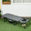Outsunny Outsunny Folding Sun Lounge w/ Reclining Back, Sun Lounge w/ Reading Hole, Grey 3