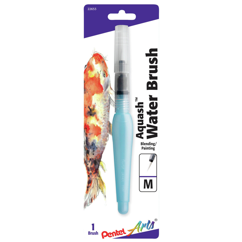 Pentel Arts Aquash Water Brush -Fine Point Medium FRHMBP