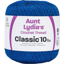 Aunt Lydia's Classic Crochet Thread Size 10-Dark Royal 154-487