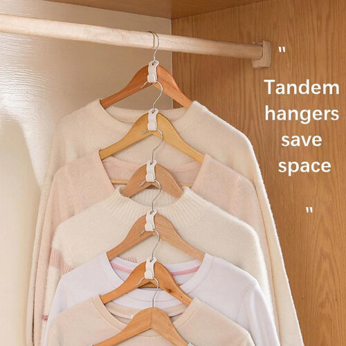 20-Pack - Clothes Hanger Hook for Hanger - Save space in wardrobe 1