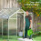 Outsunny Outsunny 6x6ft Aluminium Greenhouse with/ Door Window Galvanised Base PC Panel 4