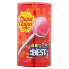 Chupa Chups Party Sweets - The Best Of Lollipop Tube (100 Lollies In 7 Flavours)