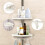 4 Tier Adjustable Telescopic Bathroom Shower Corner Rack Shelf Caddy 10