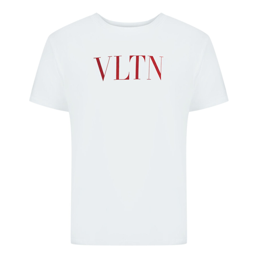(M) Valentino VLTN Logo White T-Shirt