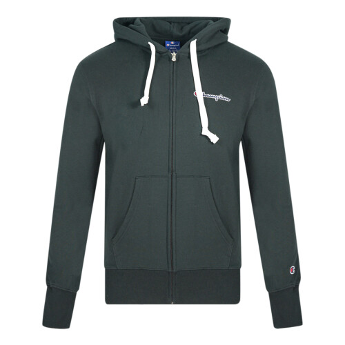 Champion Champion Classic Script Logo Black Zip Hoodie