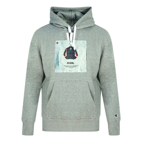 Champion Champion Icon Logo Grey Hoodie