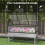 Outsunny Outsunny Raised Garden Bed with Polycarbonate Panel, Distressed Grey 4