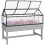Outsunny Outsunny Raised Garden Bed with Polycarbonate Panel, Distressed Grey 1