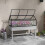 Outsunny Outsunny Raised Garden Bed with Polycarbonate Panel, Distressed Grey 3