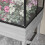 Outsunny Outsunny Raised Garden Bed with Polycarbonate Panel, Distressed Grey 8