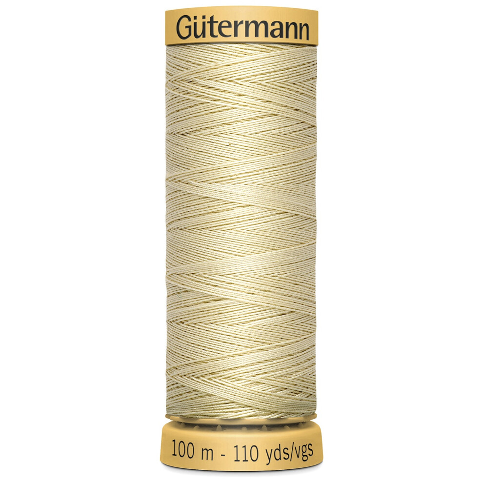 Gutermann Natural Cotton Thread 110yd-Beige 103C-1105