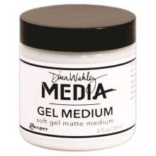 Ranger Dina Wakley Media Gel Medium 4oz Jar Matte Finish