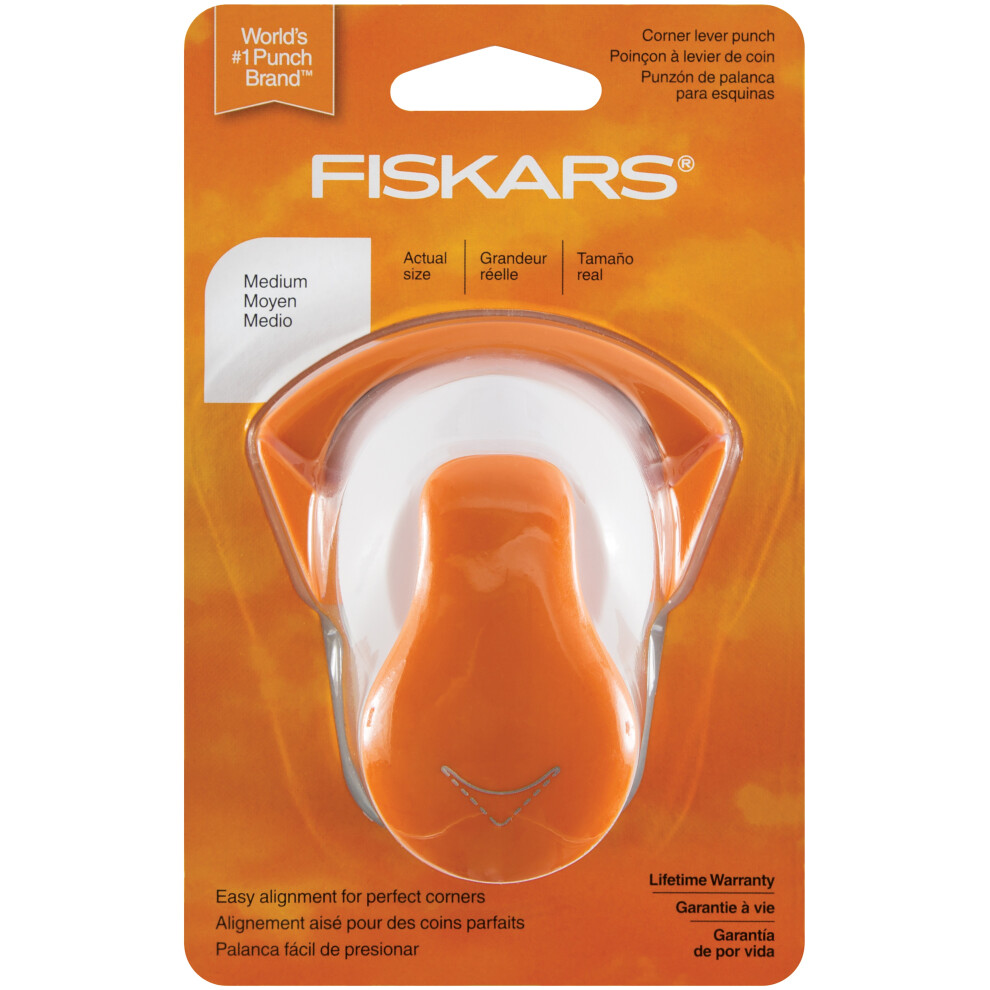 Fiskars Corner Lever Punch-Medium Round CLP-5484