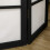 Homcom HOMCOM Folding Room Divider 3 Panel Privacy Screen Protector with Wooden Frame 8