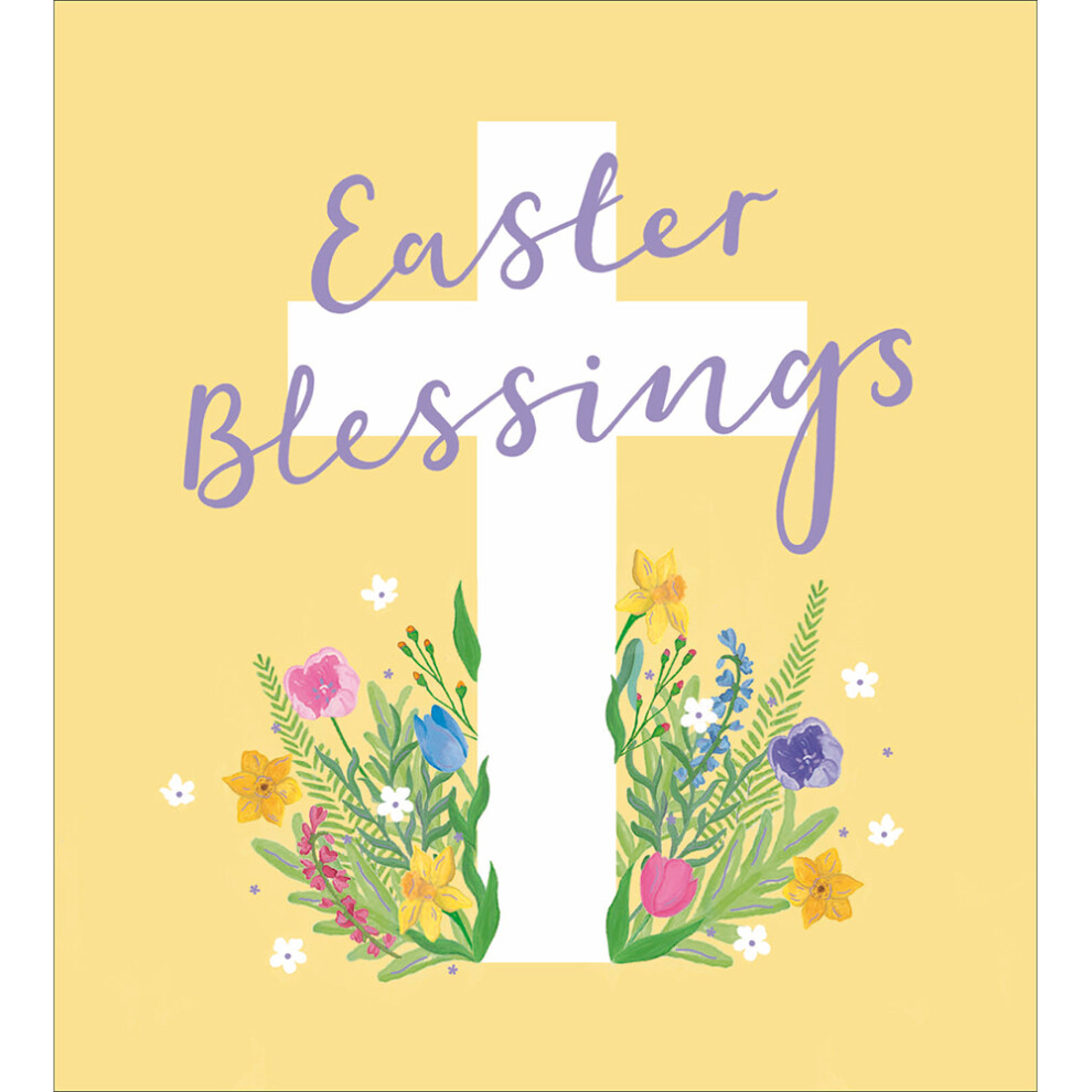 Woodmansterne Pack Of 5 Easter Blessings Spring Has Sprung Traditional Pack Of Greeting Cards