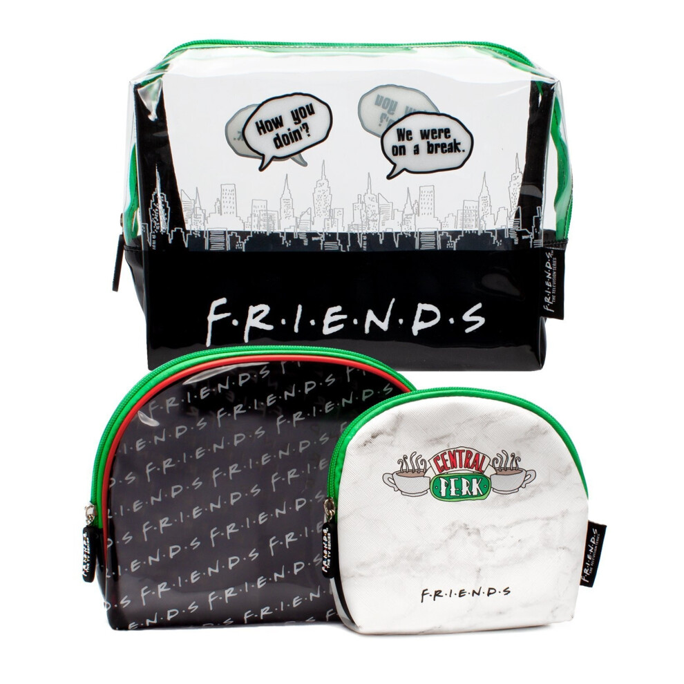 Friends Cosmetic Case Set (Pack of 3)