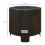 Outsunny Outsunny 45cm Smokeless Wood Burning Firepit Metal Fire Pit, Black 2