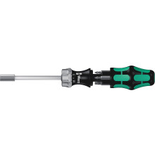 Wera Kraftform Kompakt 27 RA 1 SB Ratcheting Screwdriver & Bits, PH/PZ/SL, 7pc, 05073660001