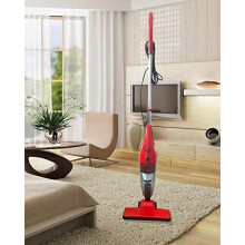 Belaco All in 1 corded Upright Vacuum Cleaner Red 700W handheld stick bagless vacuum cleaner, High Efficiency, Crevice attachment,HEPA Filter