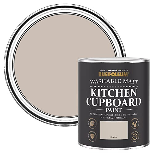 Rust-Oleum Rust-Oleum Light Brown Kitchen Cupboard Paint in Matt Finish - Hessian 750ml 1