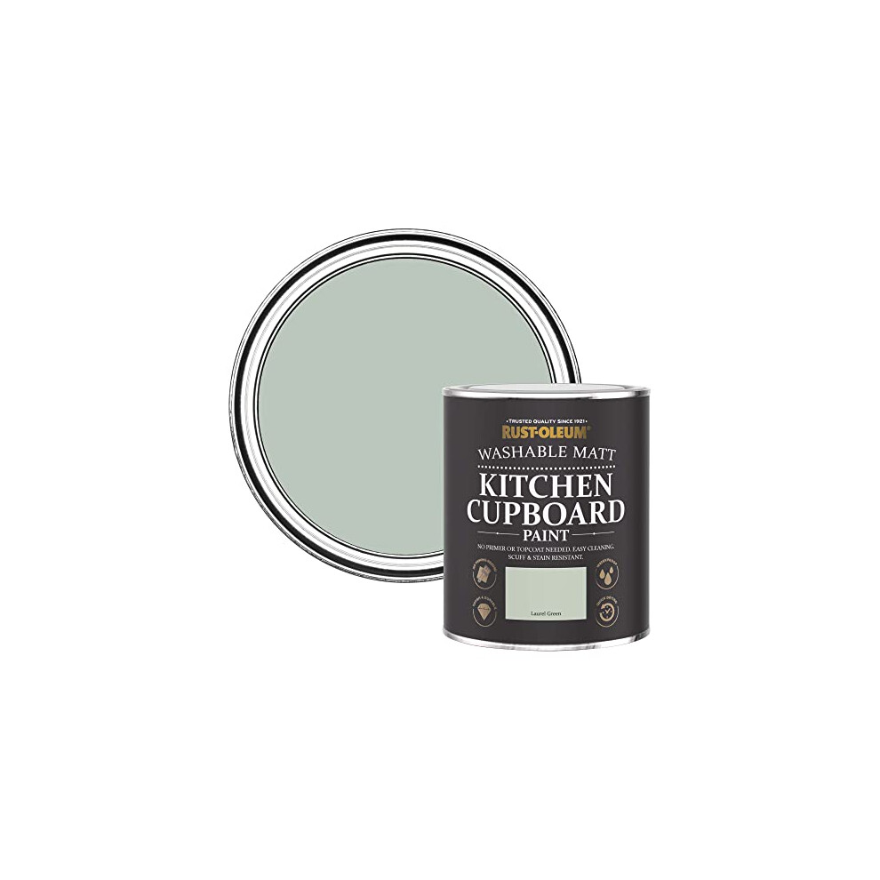 Rust-Oleum Kitchen Cupboard Paint In Matt Finish - Laurel 750Ml Green