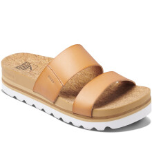 (7 UK, Brown) Reef Womens Cushion Vista Hi Summer Holiday Sliders Slides Sandals