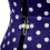 Adjustable Dressmakers Dummy - Purple Polka Dot. Available in 4 Sizes. 6