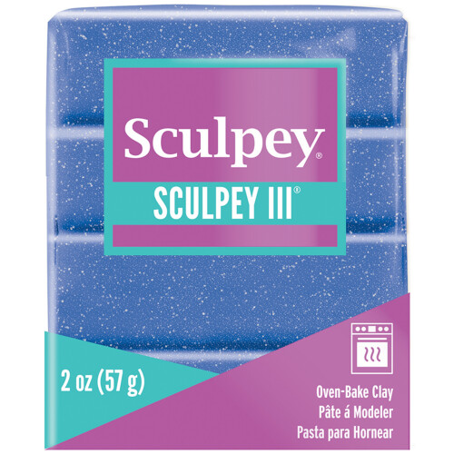 Pasta polimerica Sculpey 57 g - blu glitterato