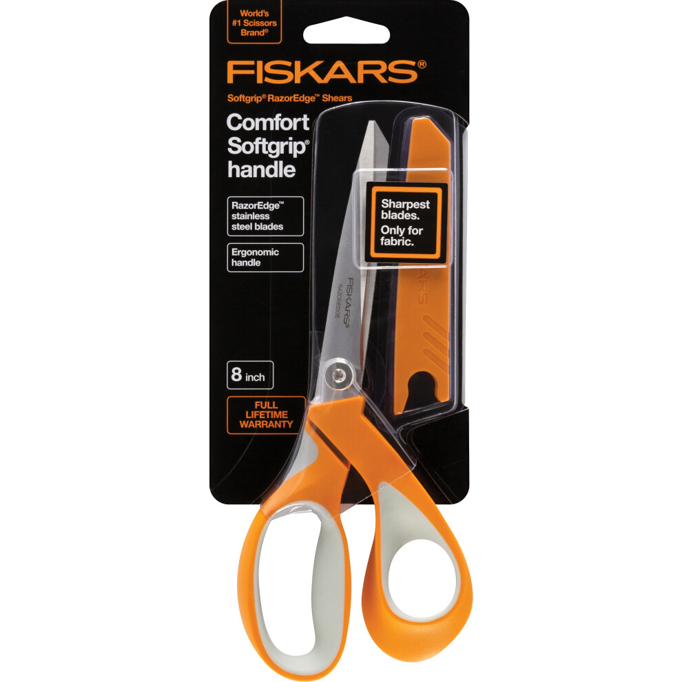 Fiskars RazorEdge Softgrip Fabric Scissors 8"181850