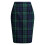 (DEEP GREEN, L) High Waisted Thick Woolen Midi Skirts 1