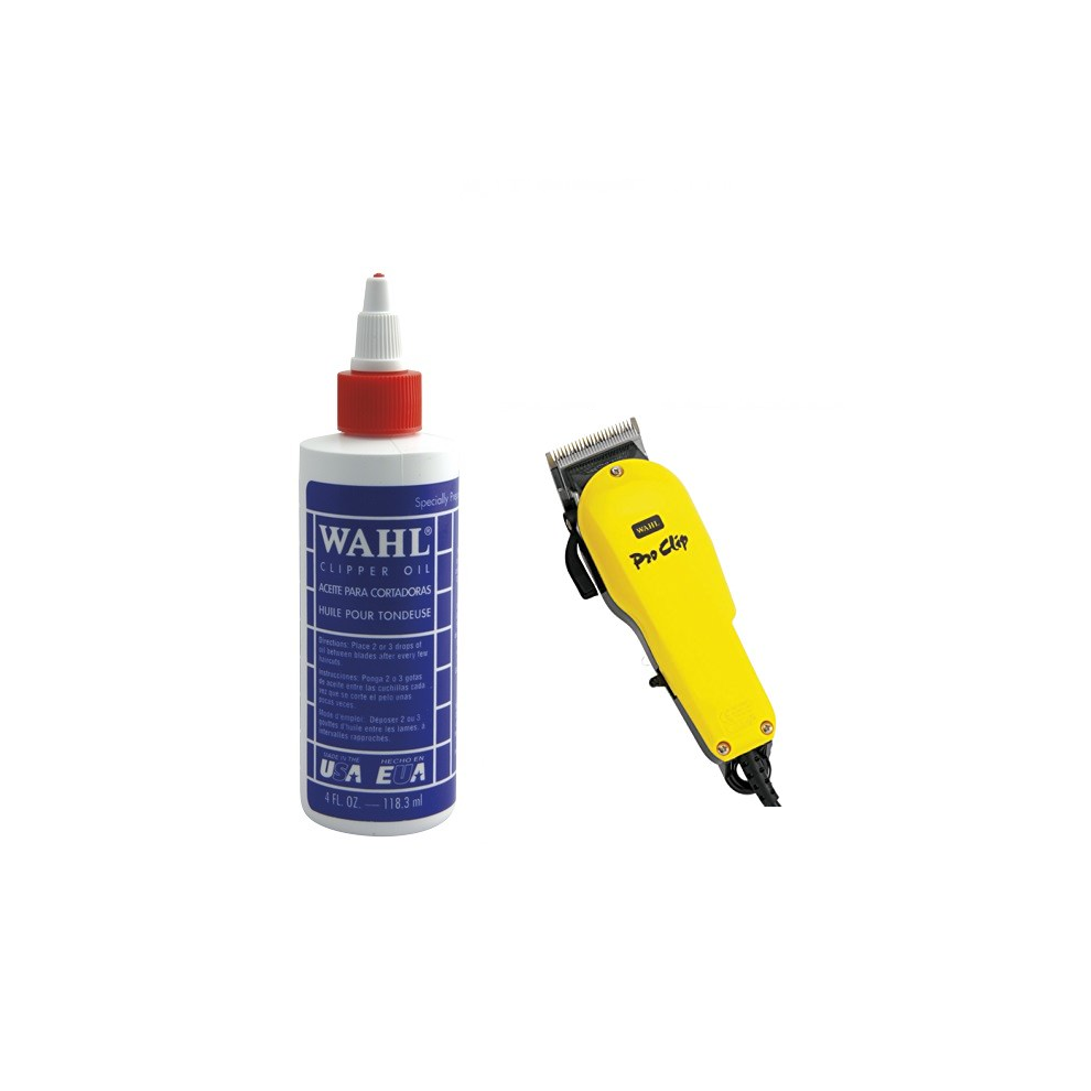 Wahl Clipper Oil 4oz and Wahl Pro Clip Clipper