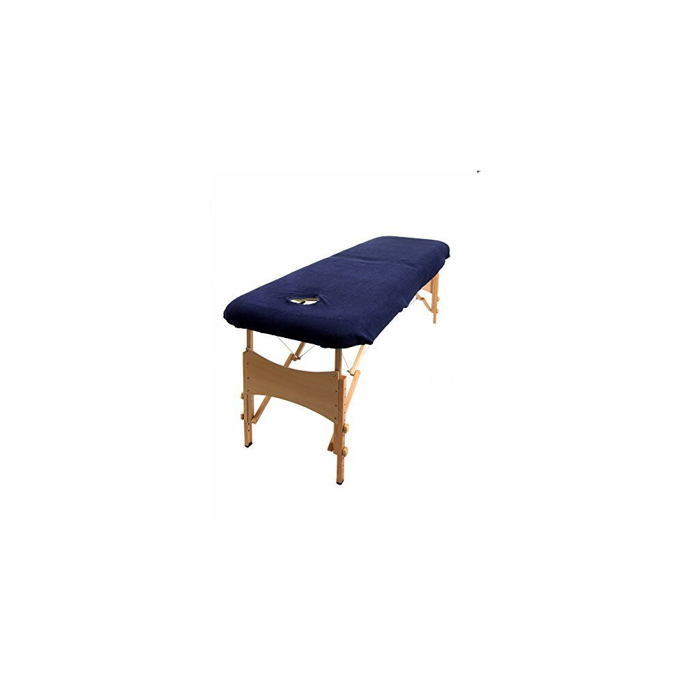 Head Gear Massage Couch Cover With Face Hole - Navy