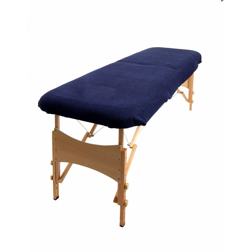 Head Gear Massage Couch Cover Without Face Hole - Navy