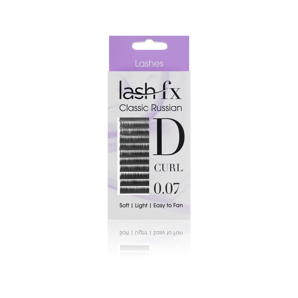 Arimika Lash Lash Fx Classic Russian Lashes D Curl 0.07 Super Fine 11Mm