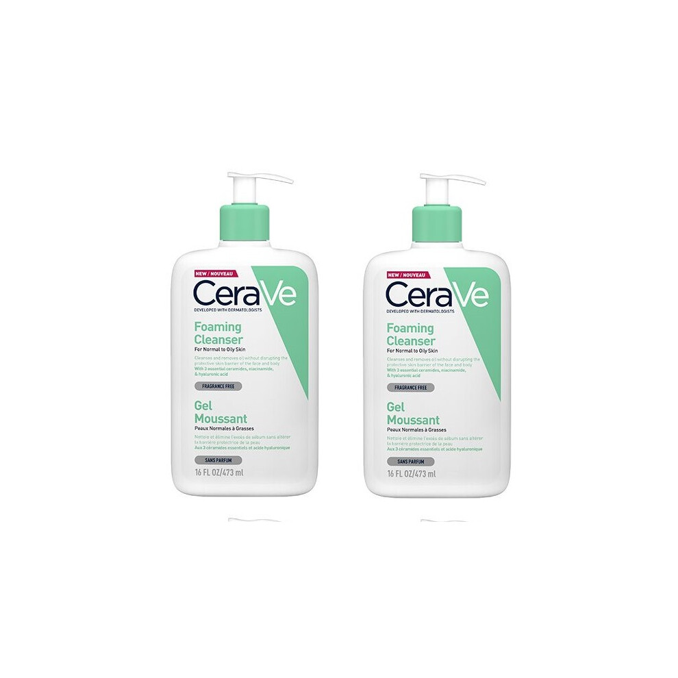 CeraVe Foaming Cleanser 473ml x 2