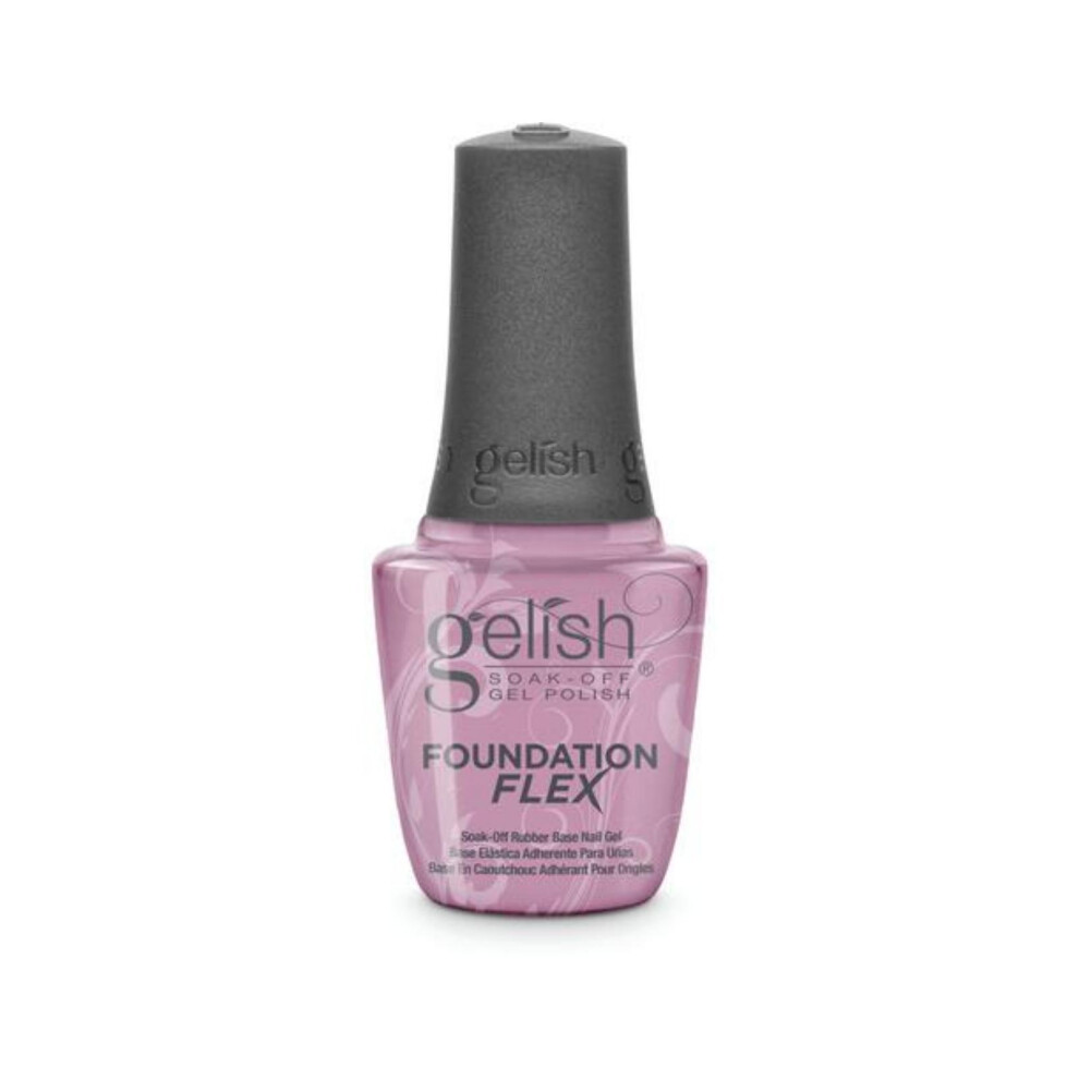 Gelish Soak Off Gel Polish Foundation Flex Light Pink 15ml