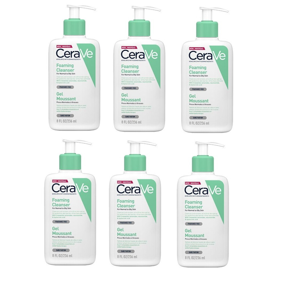 CeraVe Foaming Cleanser 236ml x 6