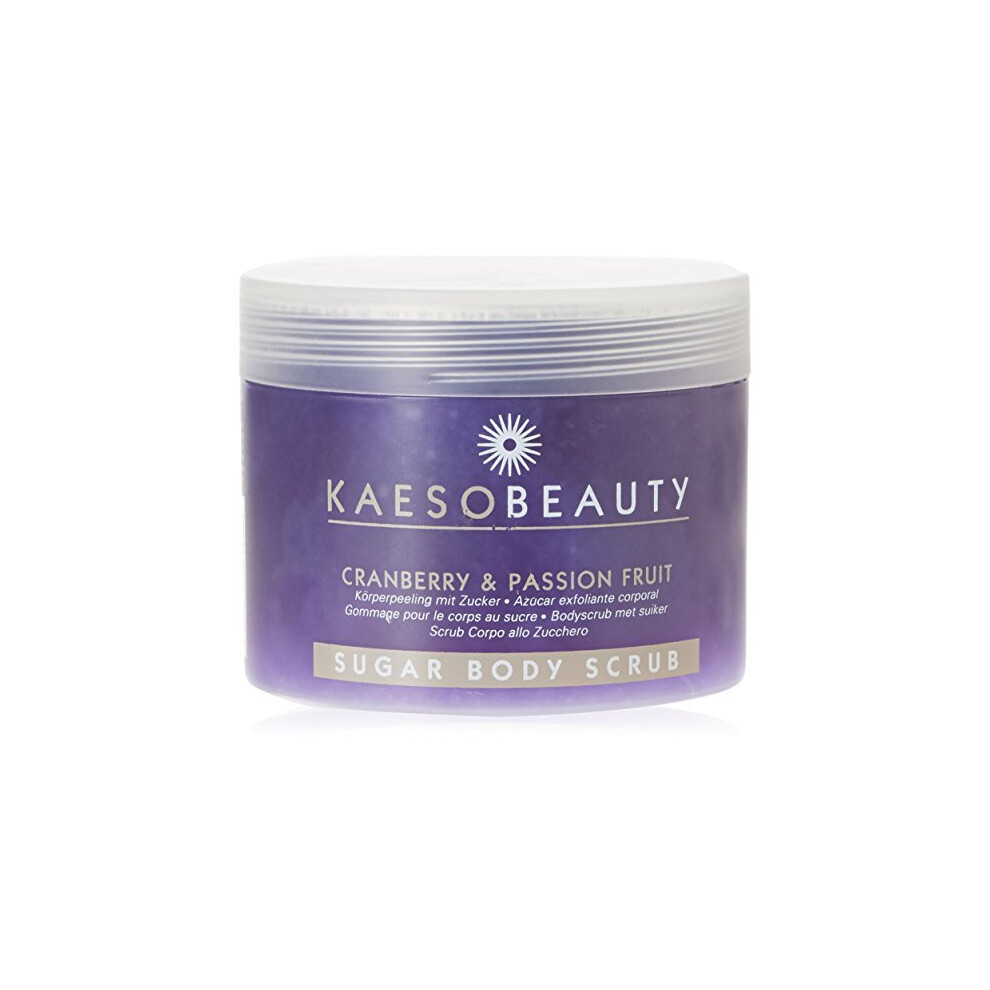 Kaeso Beauty Sugar Body Scrub Cranberry & Passion Fruit 450ml