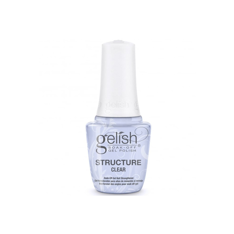 Gelish Soak Off Gel Polish Structure Nail Strengthener Clear 15ml