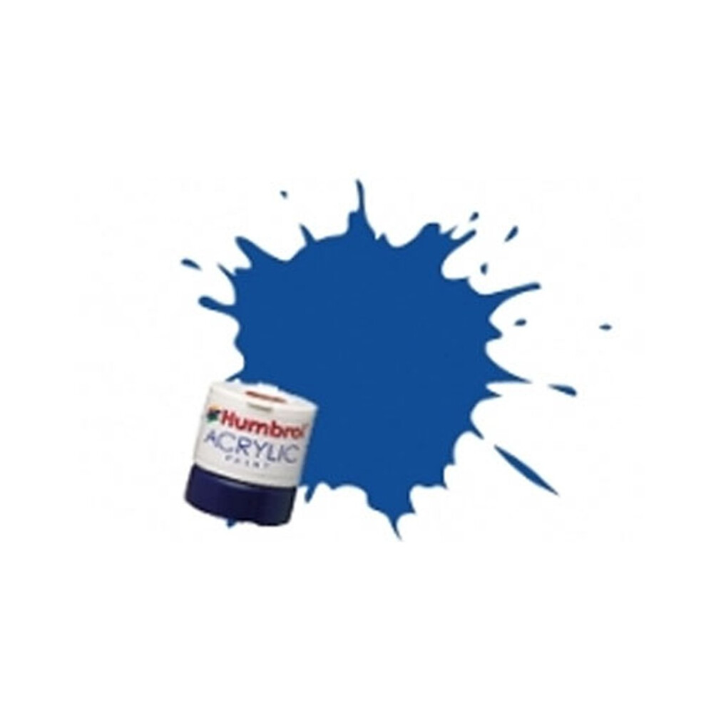 Humbrol Paint No 25 Blue - Matt -12ml Acrylic